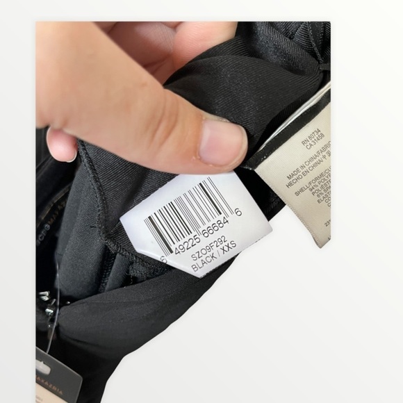 NWT BCBG Jersey Wrap Halter Wide Leg Jumpsuit, XXS - Picture 14 of 15